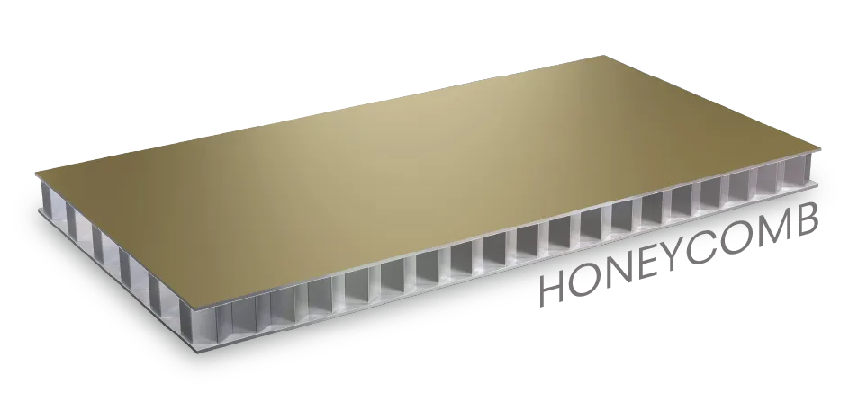ALUCORE aluminium honeycomb panel with marine grade alloy 5005 H24 and PVDF coating in Singapore