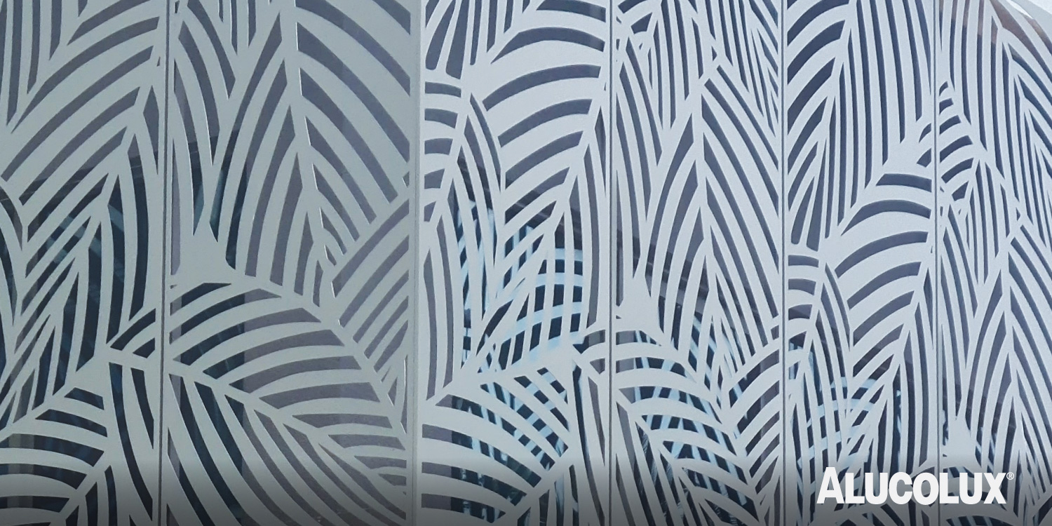 Perforated Aluminium Facade Panels Installed at District Secretariat Building